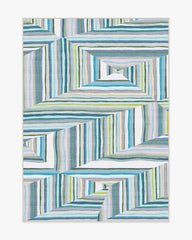Riviera Teal Outdoor Rug