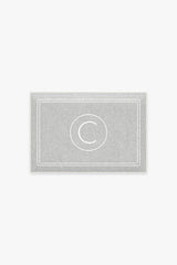 Halo Monogram Bath Mat