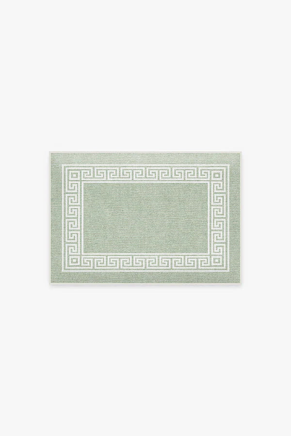 Rhodes Sage Green Bath Mat
