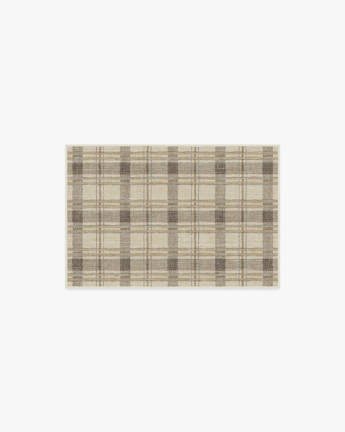 Piper Plaid Neutral Flatwoven Rug