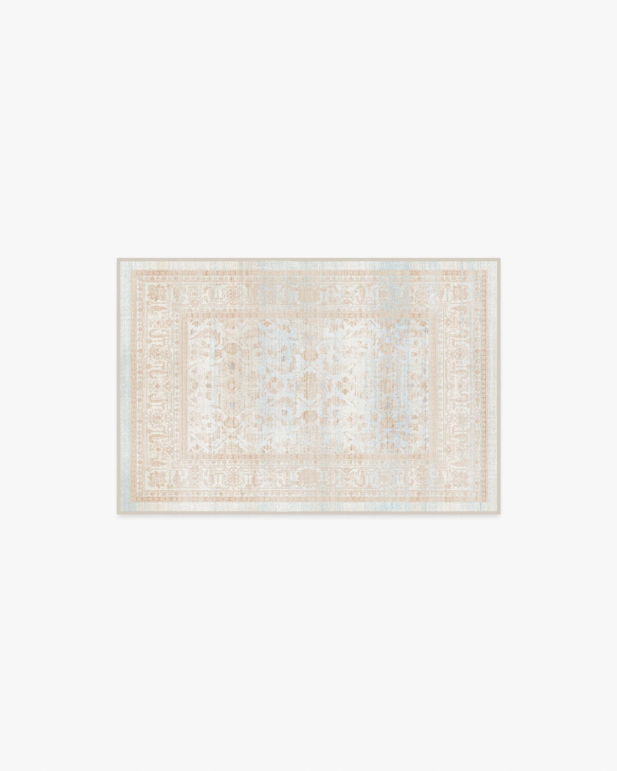 Ophelia Sand & Blue Flatwoven Rug