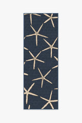 Starfish Navy Flatwoven Rug