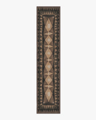Hilma Charcoal Flatwoven Rug by Justina Blakeney