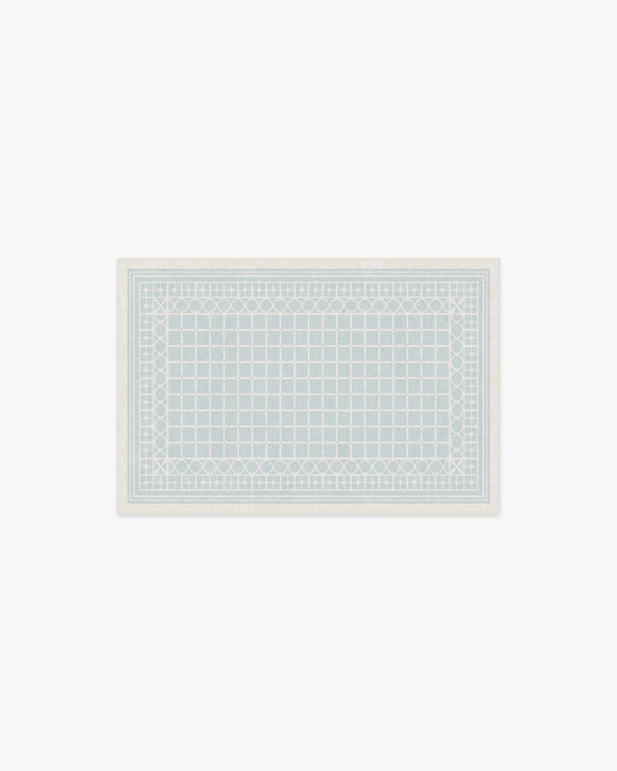 Palm Beach Powder Blue Rug by Gray Malin
