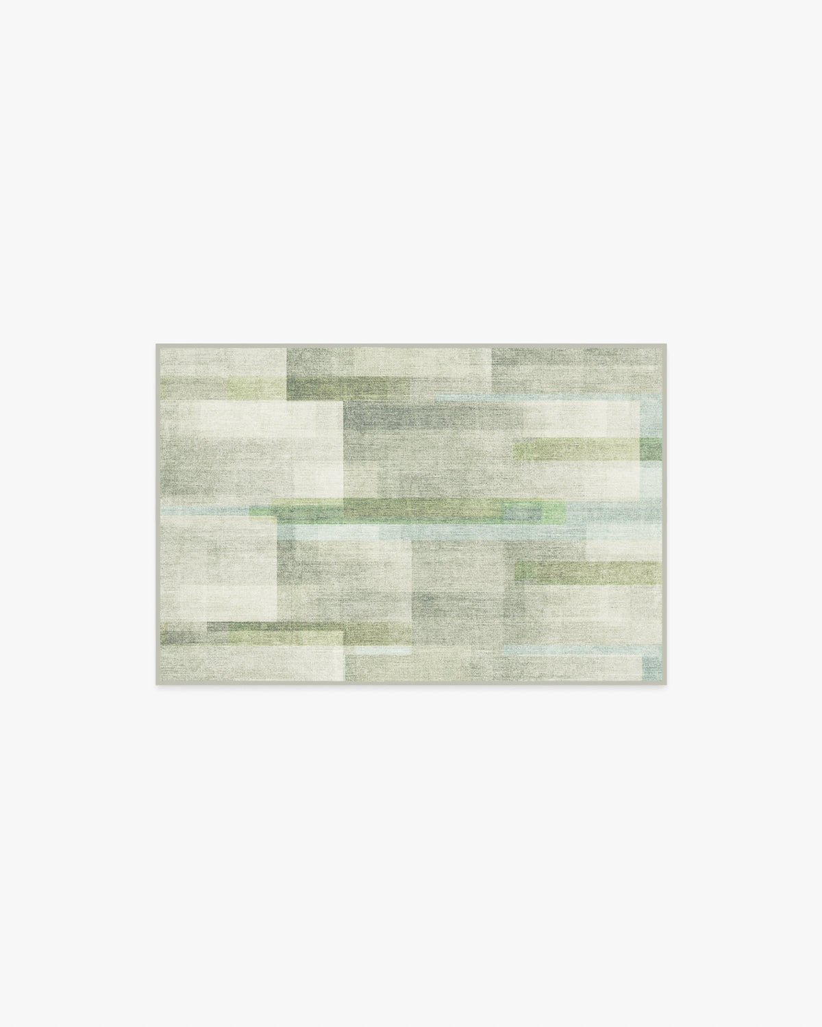 Solar Drift Silver Green Flatwoven Rug