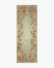 Bird of Paradise Silver Fern Flatwoven Rug by Sanderson