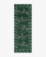Zebras Green Rug by Scalamandré