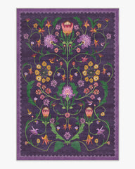 Protea Plum Rug by Iris Apfel