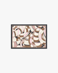 Portobello Road Soft Pink & Black Rug by RIXO