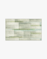 Solar Drift Silver Green Flatwoven Rug