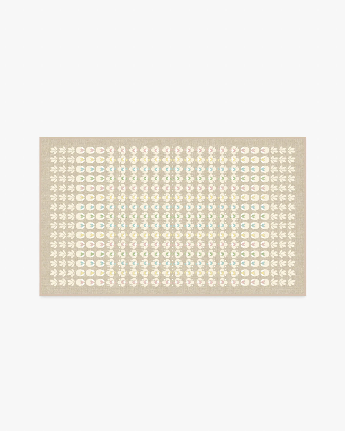 Ditzy Daisy Neutral Rug