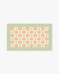 Mini Daisy Checkerboard Rug