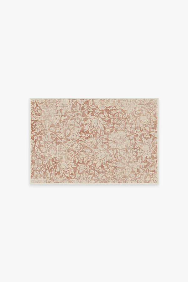 Mallow Rust Flatwoven Rug by Morris & Co.
