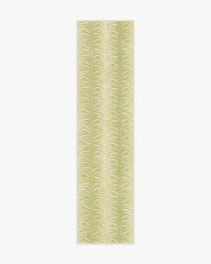 Tree Fern Matcha Green Flatwoven Rug by Sanderson