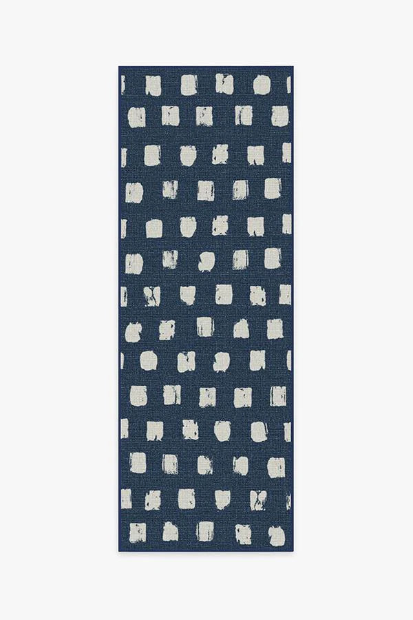 Cobblestone Navy Outdoor Rug