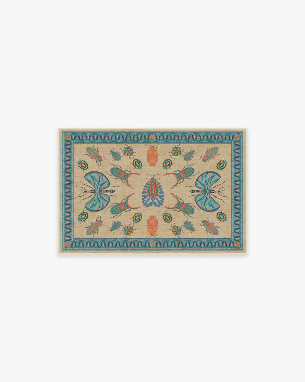 Flutterby Multicolor Rug by Iris Apfel