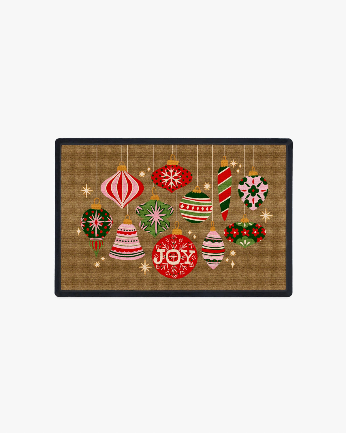 Festive Ornaments Joy Doormat