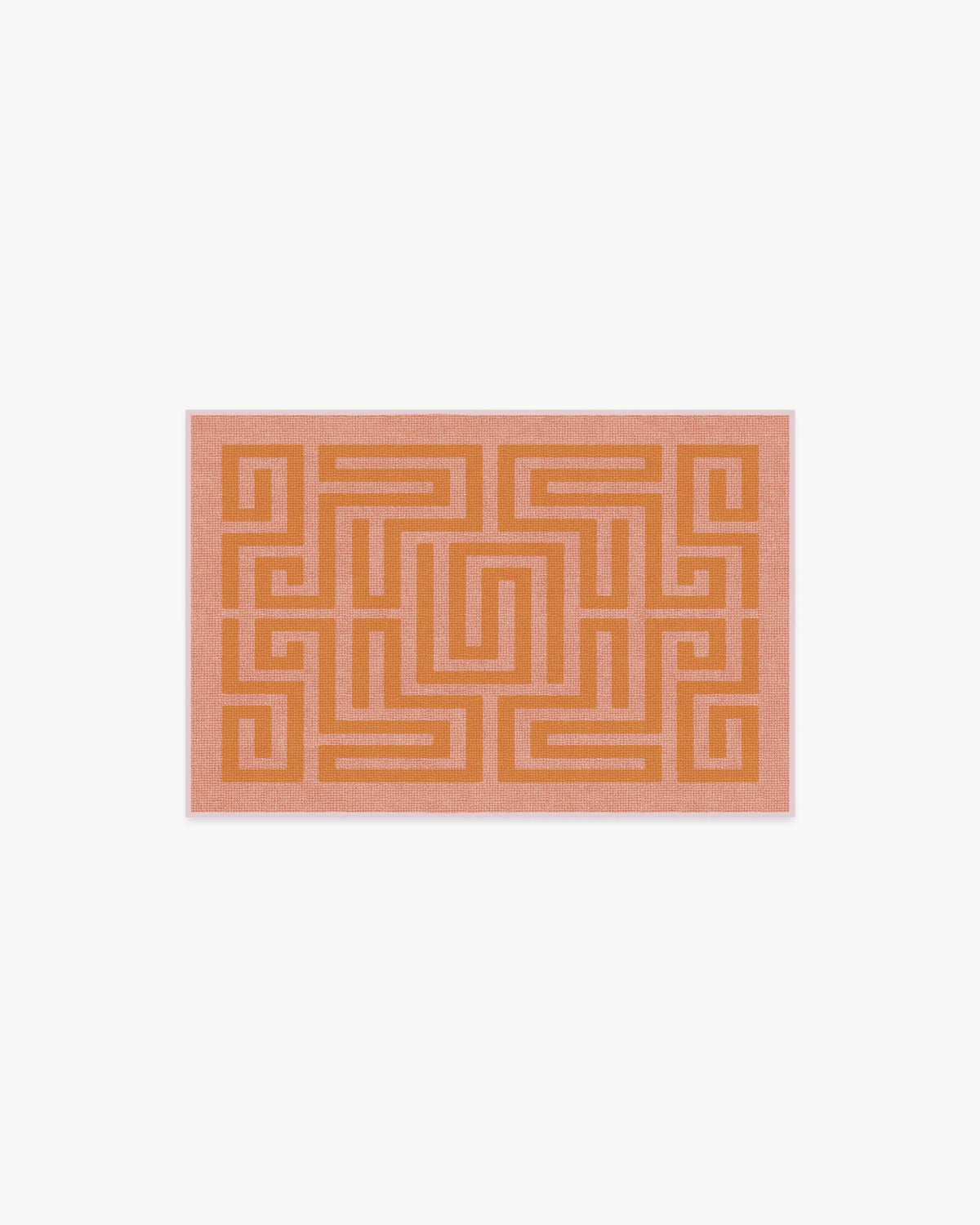 Maze Pink & Orange Flatwoven Rug