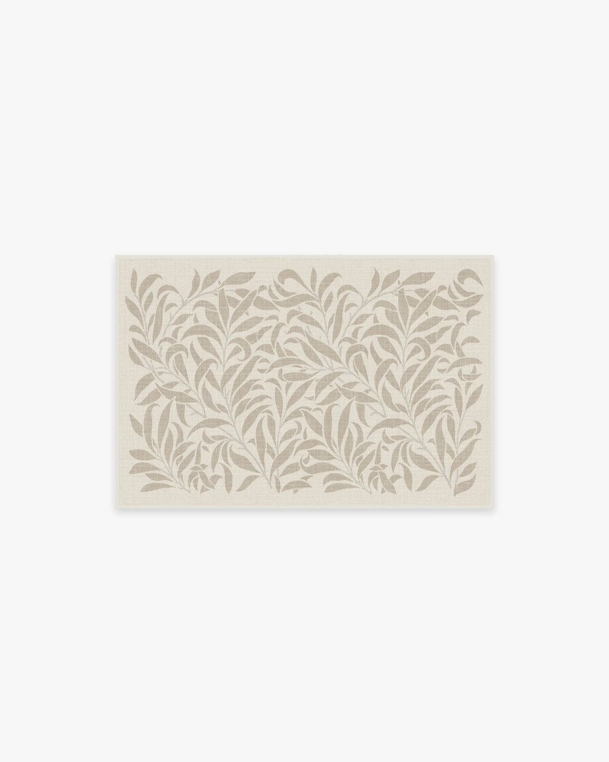 Pure Willow Boughs Natural Flatwoven Rug by Morris & Co.