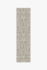 Mickey Damask Stone Flatwoven Rug