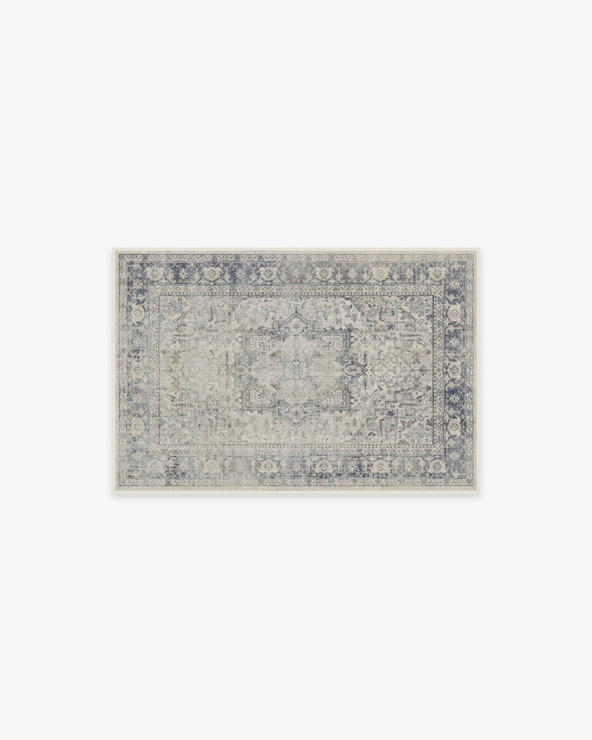 Kamran Blue Quartz Flatwoven Rug