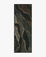 Adorned Black Multicolor Flatwoven Rug by Malene Barnett