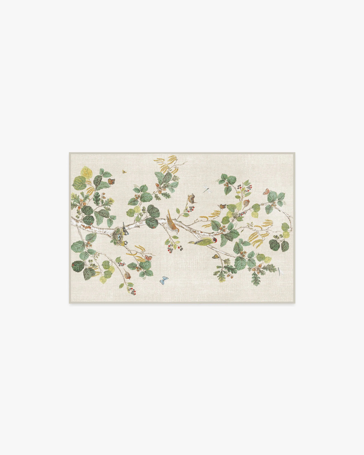 Woodland Chorus Fawn Flatwoven Rug by Sanderson