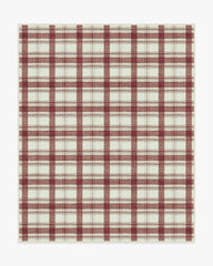 Piper Plaid Burgundy Rug