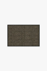 Bluebell Soft Black Flatwoven Rug by Morris & Co.