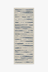 Talas Stripe Indigo Flatwoven Rug