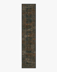Ophelia Navy & Redwood Flatwoven Rug