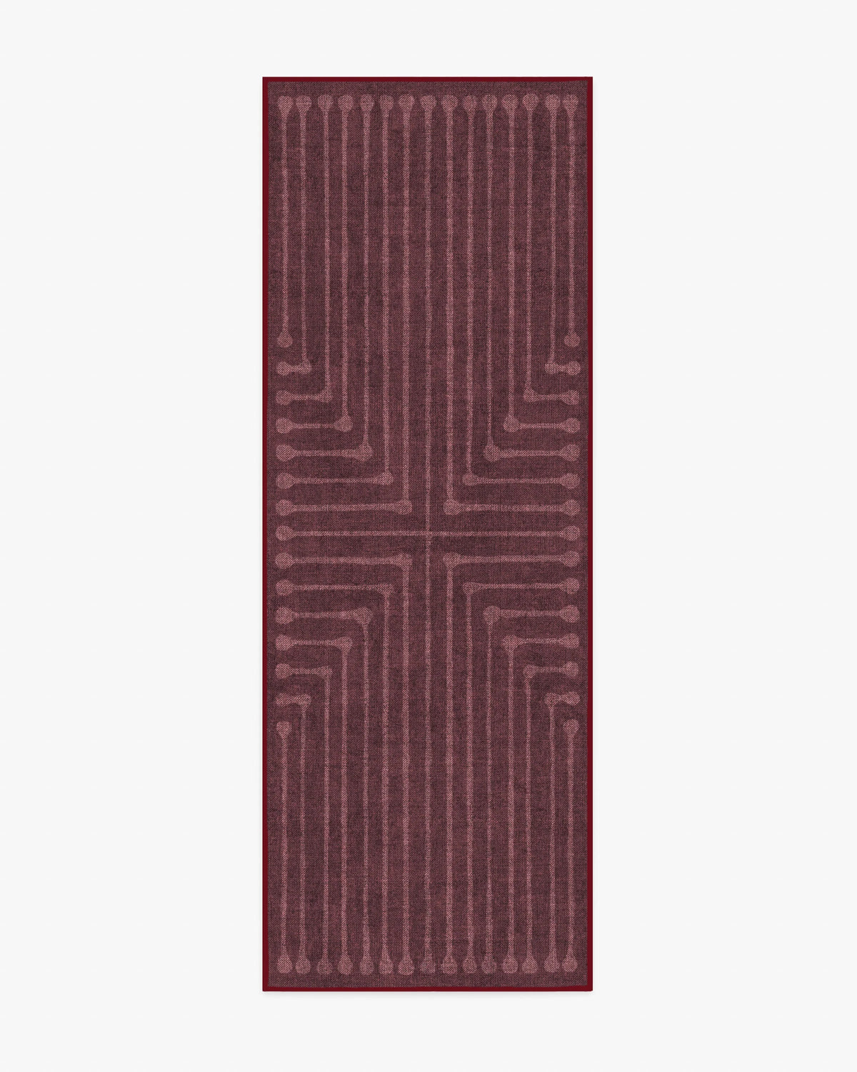 Inkdrop Burgundy Rug by Jonathan Adler