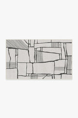 Rune Black & Ivory Outdoor Rug
